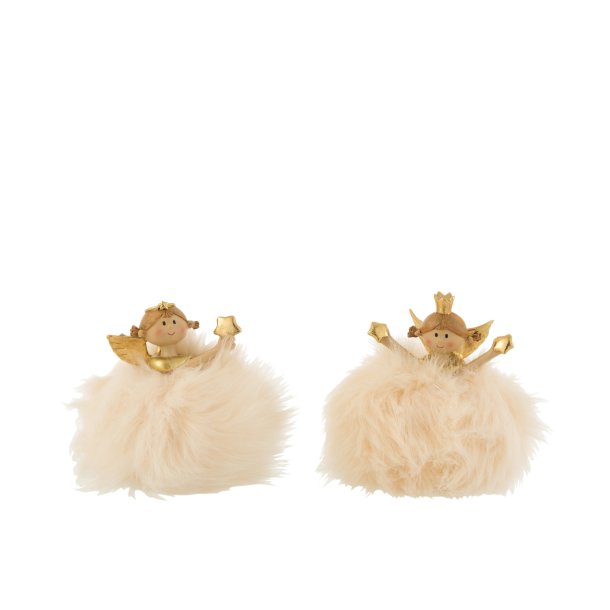 ANGEL POLY/TEXTILE BEIGE/GD S