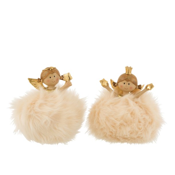 ANGEL POLY/TEXTILE BEIGE/GD L